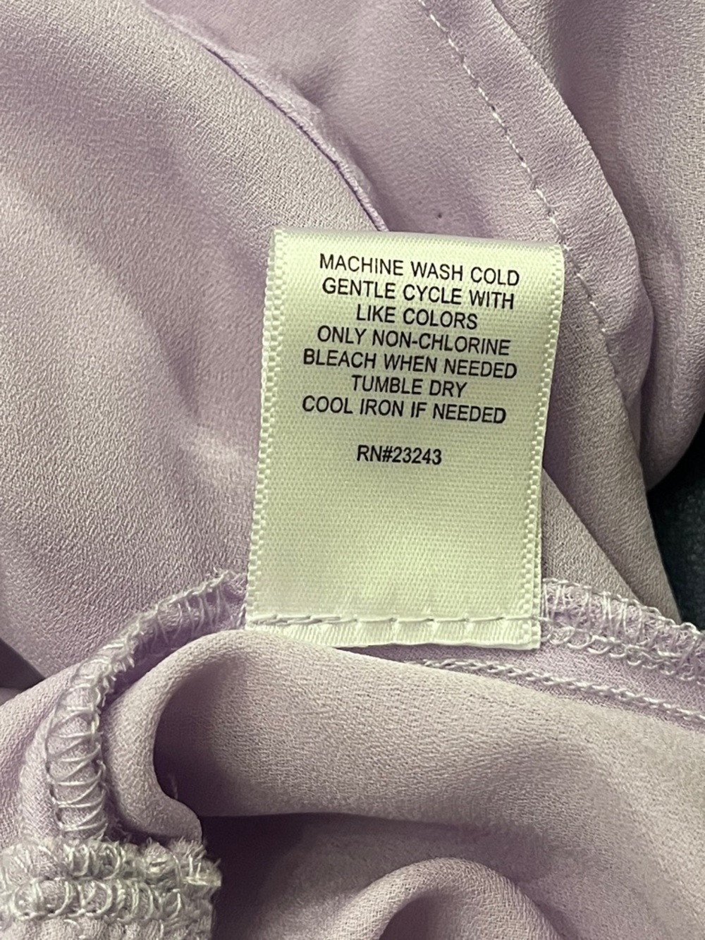 NEW YORK & COMPANY Halter Top Women Large Lavender 4447 Floral Chiffon Blouse - Picture 7 of 9